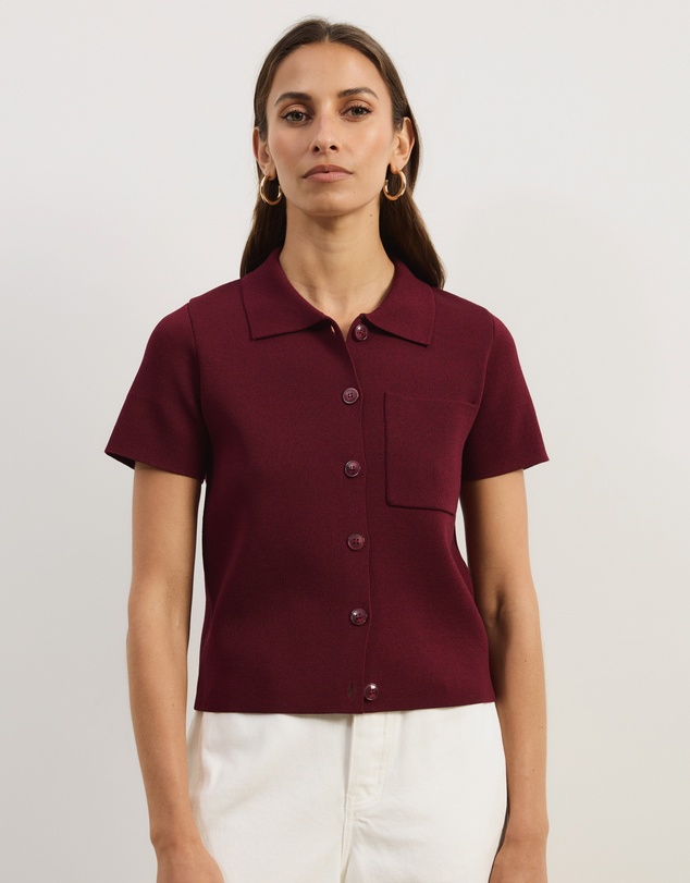 Atmos&Here - Sana Short Sleeve Knit Cardigan