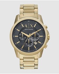 Armani Exchange - Gold-Tone Chronograph Watch