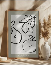 Olive et Oriel - Culinaria No01 by Treechild Art Print