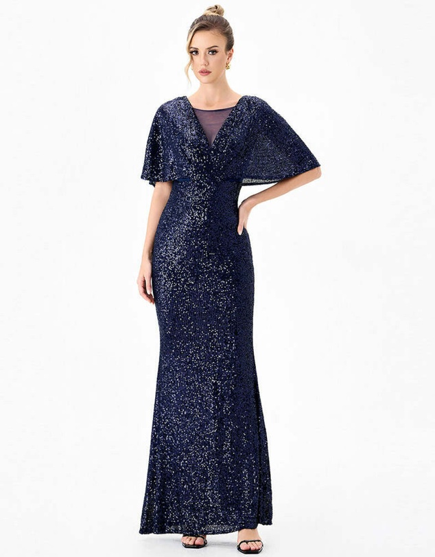 Bariano - Paola Flutter Sequin Maxi
