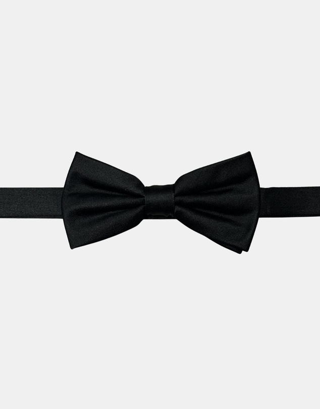 Henry Bucks - HENRY SARTORIAL Silk Bowtie BLACK