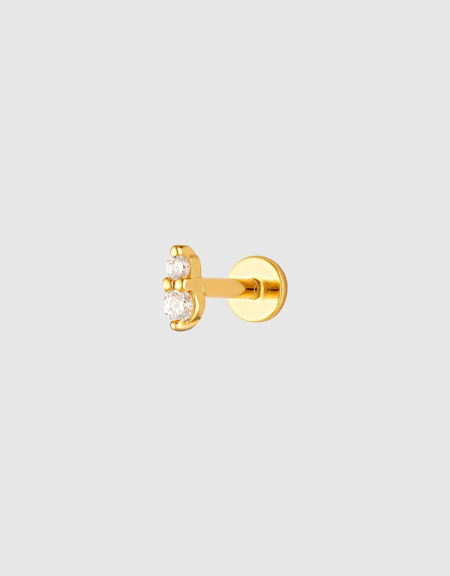 HOUSE OF SLANI - Sia Flat Back Ear Piercing Stud