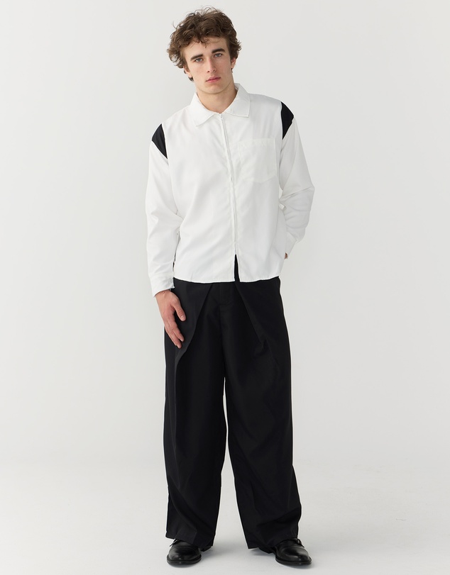 Justin Cassin - Merin Double Pleated Wide Pants