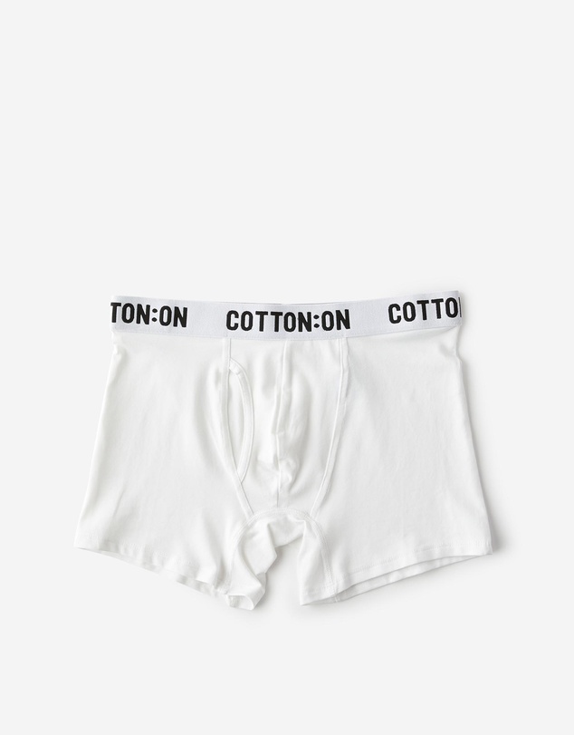Cotton On - 3 Pack Mens Organic Cotton Trunks