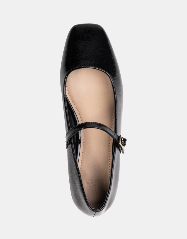 Wittner - Aria Crinkle Patent Leather Mary Janes
