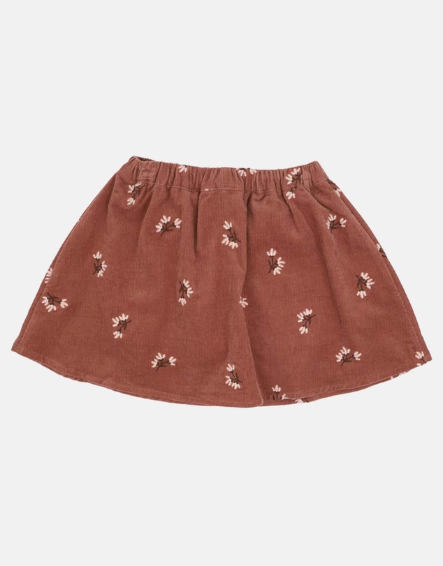 Fox & Finch - Wild Garden Embroidered Skirt with Shorts - Babies