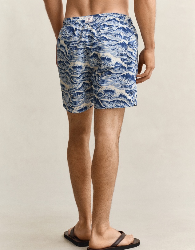 Gant - Waves Print Swim Shorts