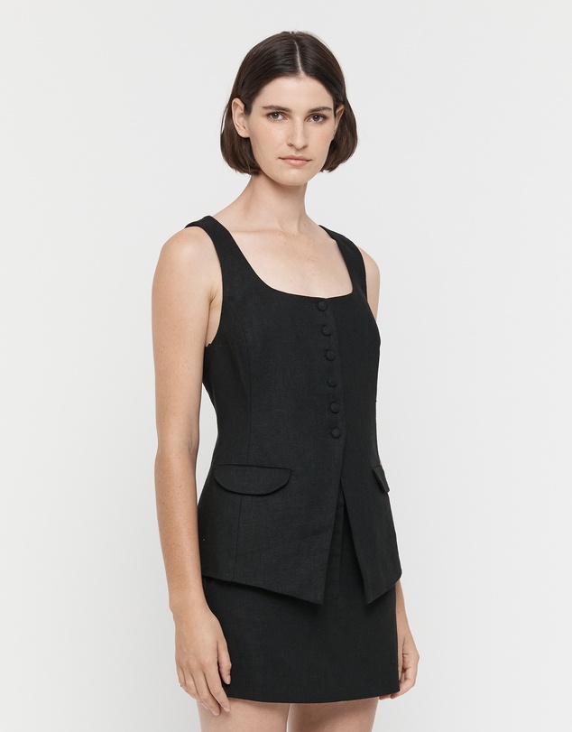 FRIEND of AUDREY - Anina Classic Waistcoat Top