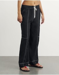 Jag - Sabine Linen Relaxed Leg Pant
