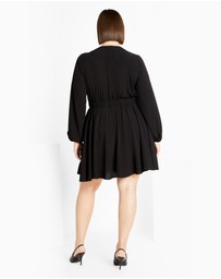 City Chic - Plus size Adelyn Dress - black