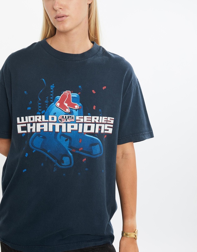 Vintage by The Real Deal - Pre Loved - Vintage MLB Boston Red Sox World Series Tee