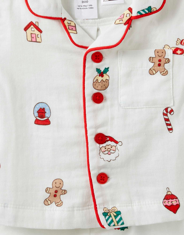 Cotton On Kids - Baby Woven Family Christmas Pj Set