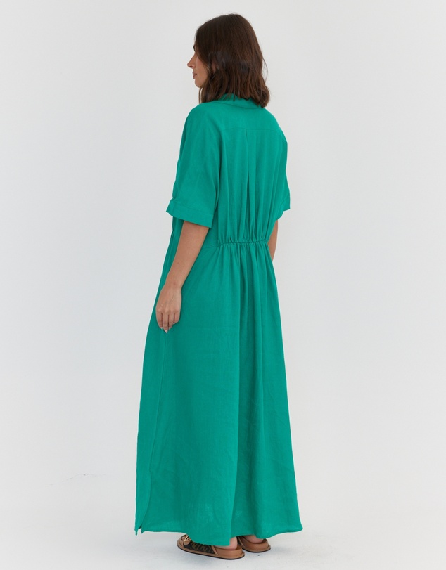 ALEXANDRA - Makila Dress Emerald