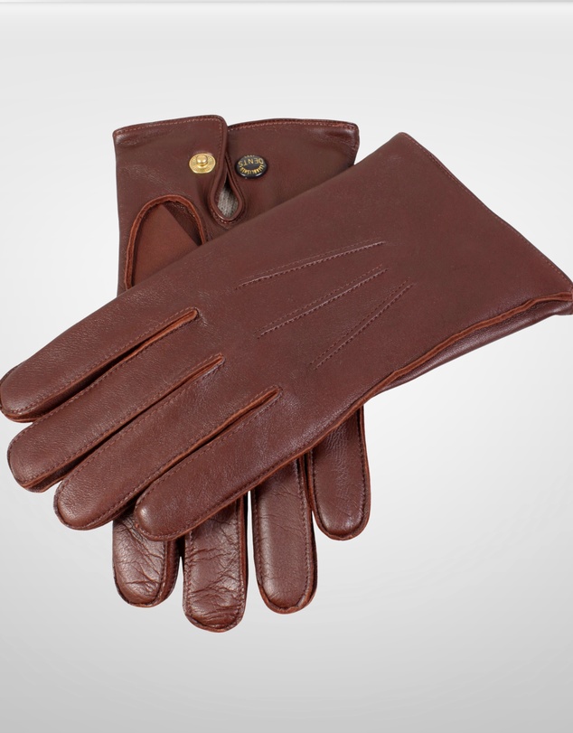 DENTS - Officers Classic Leather Gloves w 100% Wool Lining