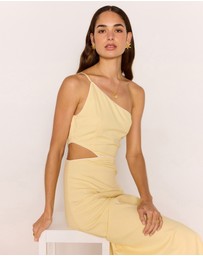 MINKPINK - Ciel One Shoulder Maxi Dress