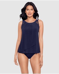 Miraclesuit Swimwear  - Illusionists Ursula Underwired High Neck Tankini Top