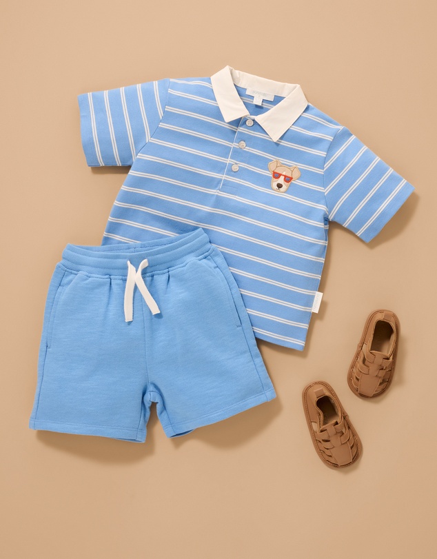 Purebaby - Polo Set-Kids-Babies