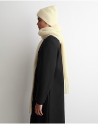 COS - Fringed Brushed-Mohair Scarf