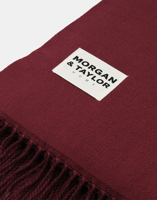 Morgan & Taylor - Abstract Artist Throw Blanket in Tonal Pinks