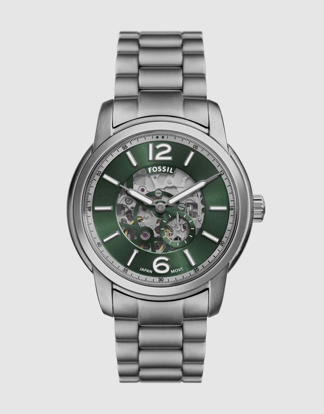 Fossil - Fossil Heritage Silver Tone Analogue Watch