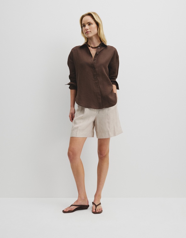Country Road - Oversized Linen Shirt