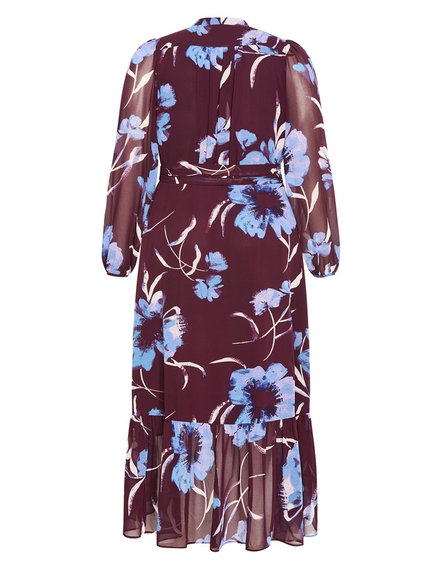 City Chic - Jane Wrap Maxi Dress