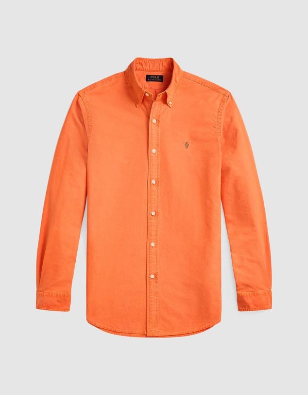 Polo Ralph Lauren - Custom Fit Garment-Dyed Oxford Shirt - ICONIC EXCLUSIVE