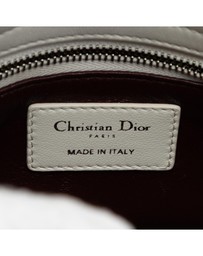 Pre-Loved by Azura Reborn - Pre-Loved Mini Embroidered Calfskin Lady Dior
