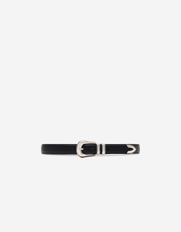 Calibre - Western Leather Belt Black