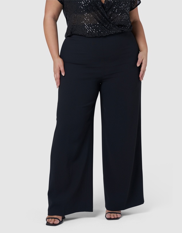 Pink Dusk by Curve Project - Arina Wide Leg Pants