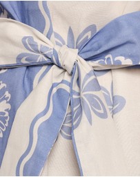 Petal & Pup - Dylan One Shoulder Mini Dress - Blue Dahlia