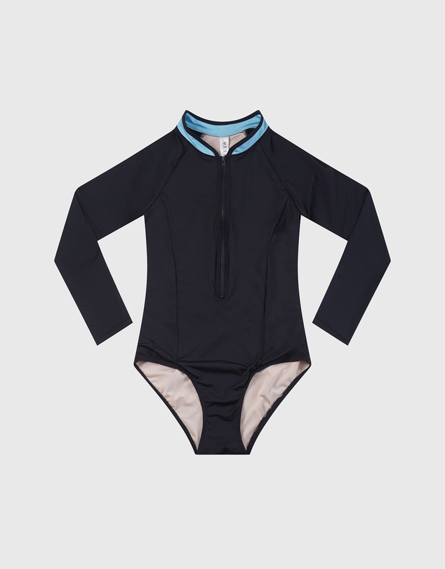 Aqua Blu Kids - Stepping Stones Long Sleeve One Piece - Teens