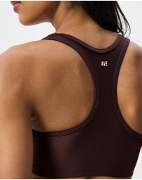 AVE Active - Espresso Shine Racer Bra