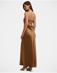 Forever New - Amina Embellished Satin Maxi Dress