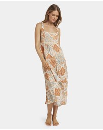 Billabong - Womens Forever Folk Shine Midi Dress