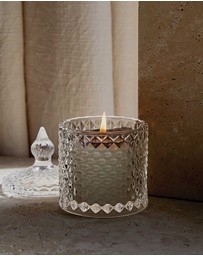 Silk Oil of Morocco - Lunar Eclipse Medium Crystal Candle - Protection & Release