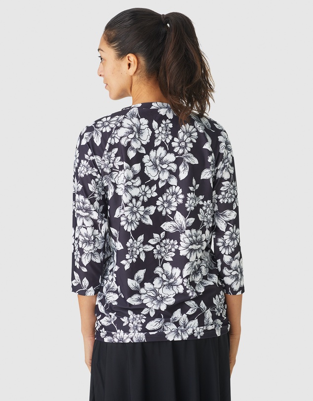 Modest Mermaid - Relaxed fit 3/4 classic top SPF50+