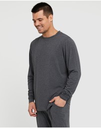 Bamboo Body - Men's Long Sleeve Crew Neck
