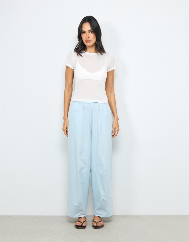 AERE - Organic Cotton Barrel Leg Pants