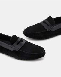 Emporio Armani - Suede Driving Loafers
