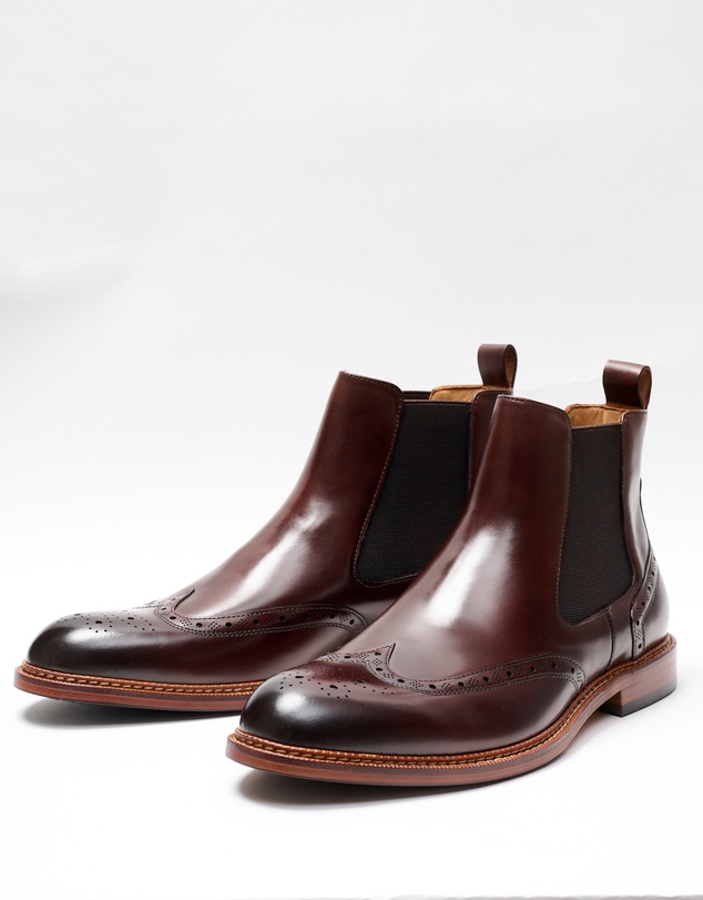 3 Wise Men - 3 Wise Men Townsend Leather Chelsea Boot