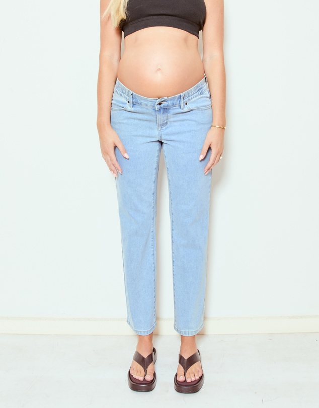 Soon Maternity - Soon Slim Straight leg Jeans (Cropped)