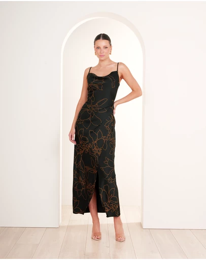 Pilgrim - Elicia Cowl Neck Maxi Dress