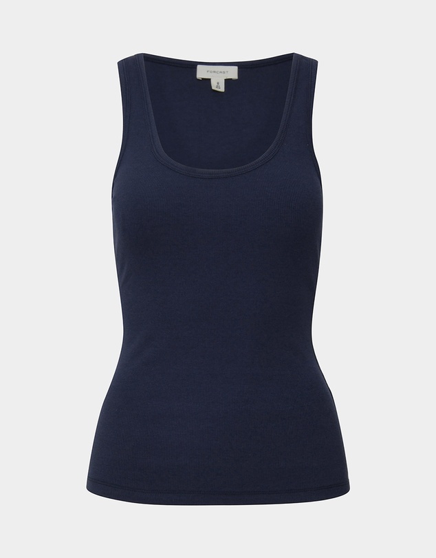 Forcast - Devin Ribbed Singlet Top