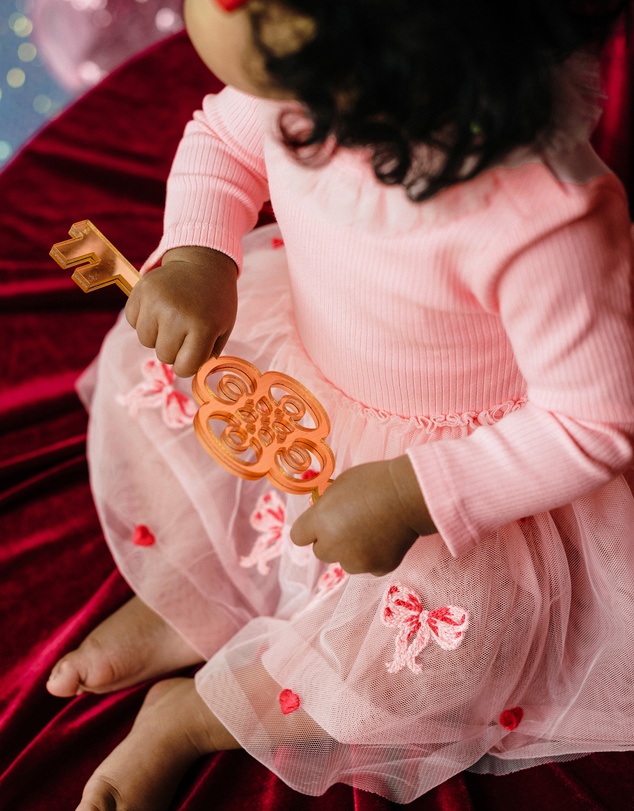 Fleur Harris - Flourish Tutu Bodysuit Dress in Pink