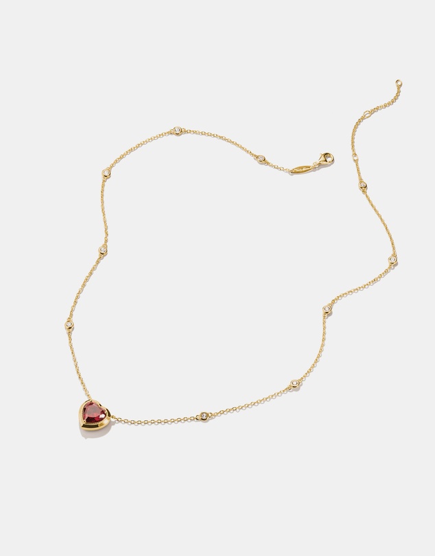 THOMAS SABO - THOMAS SABO Necklace with Red Heart Pendant Gold