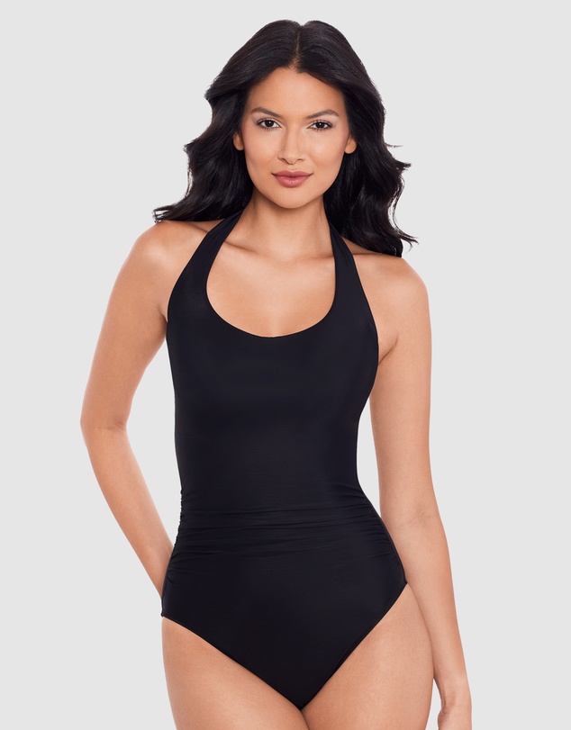 Miraclesuit Swimwear  - Rock Solid Utopia Wired Halter One-Piece Shaping Swimsuit
