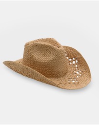 Morgan & Taylor - Echo Cowboy Fedora in Hazel Brown
