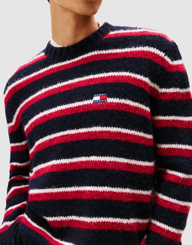 Tommy Jeans - Regular Badge Stripe Sweater