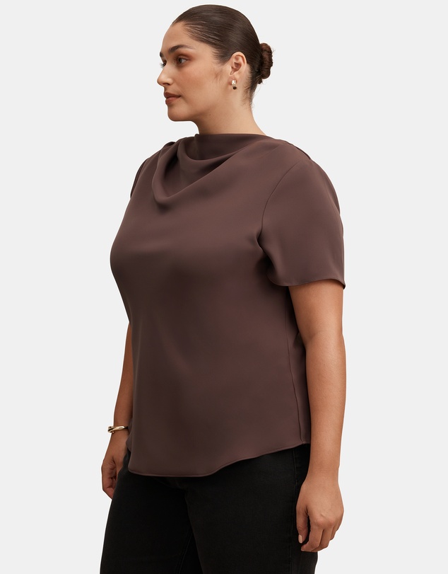 Forever New Curve - Jolie Curve High Neck Top